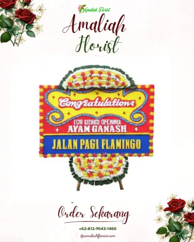 Bunga Papan Congratulation di Sidowangi